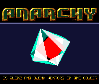 Przykład glenz wektora w intrze Anarchy.